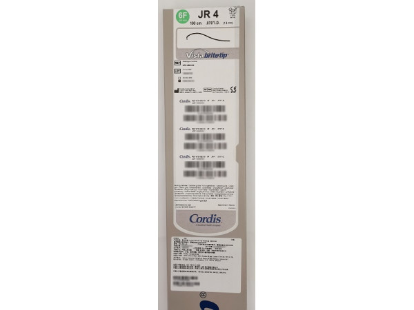 强生Cordis康蒂思JR4导引导管 670-082-00