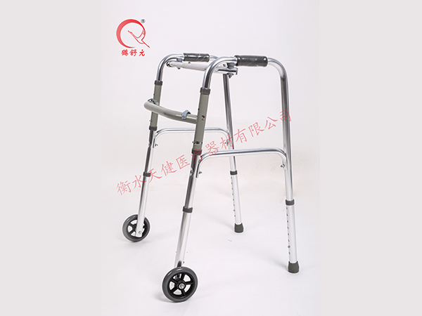 四脚可调助行器（带轮）