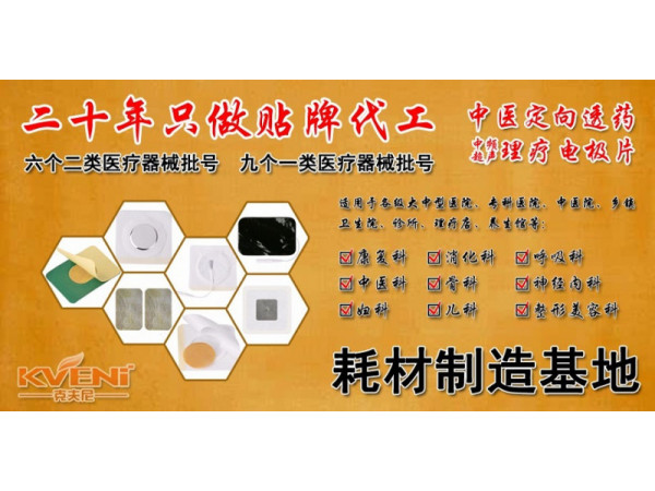 郑州克夫尼理疗电极片KFN-IV型 克夫尼温热透化电极片