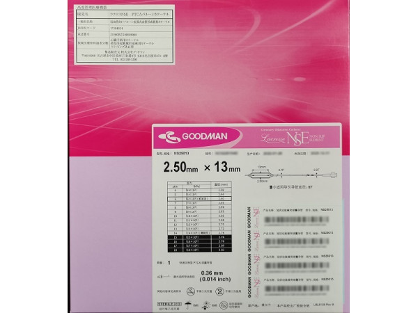 戈德曼冠状动脉棘突球囊 NS25013