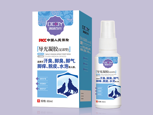 导光凝胶足部型