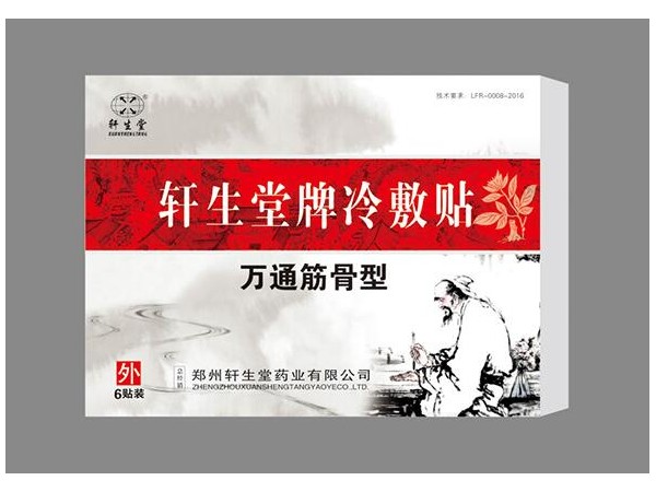 轩生堂牌冷敷帖