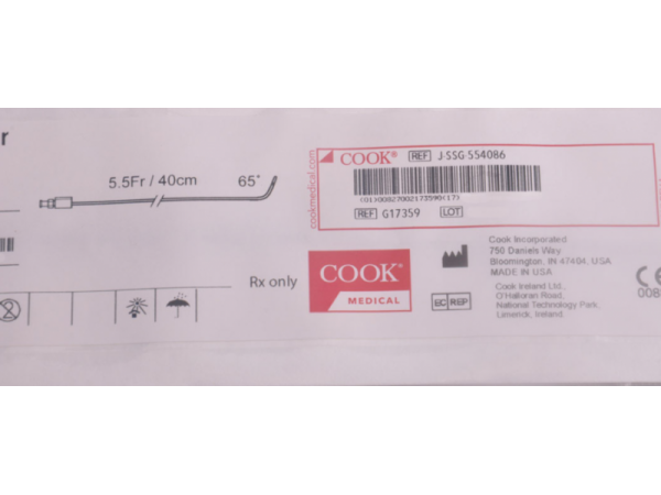 美国库克输卵管造影导管J-SSG-554086